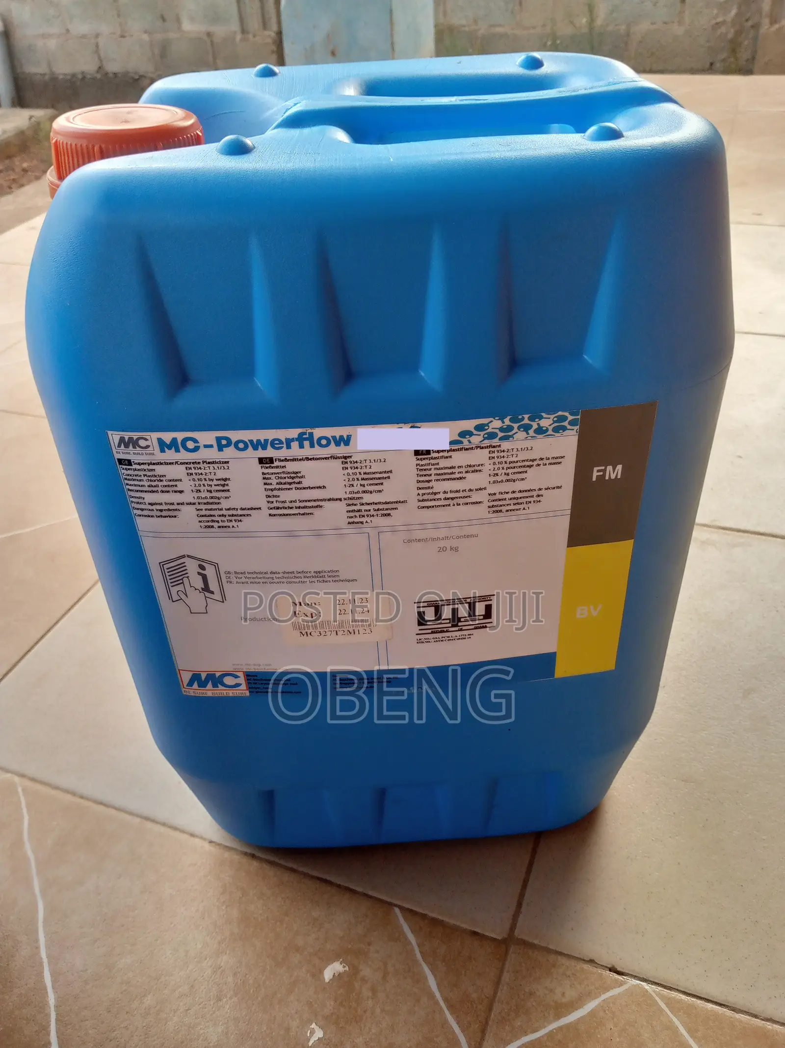 Concrete Hardener / Admixture- Mc Powerflow