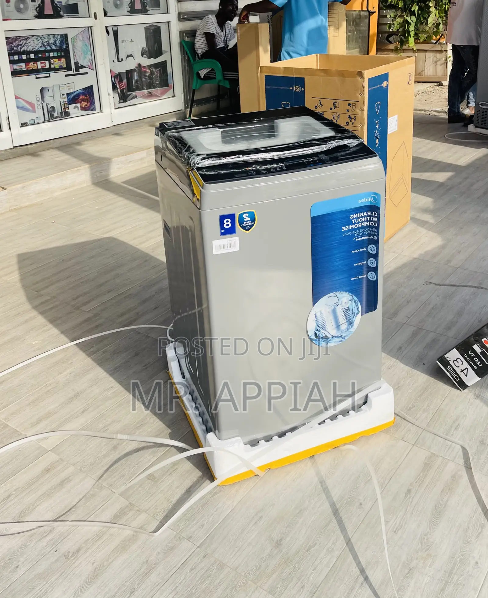 Check Out Original Midea 8kg Fully Auto Washing Machine.