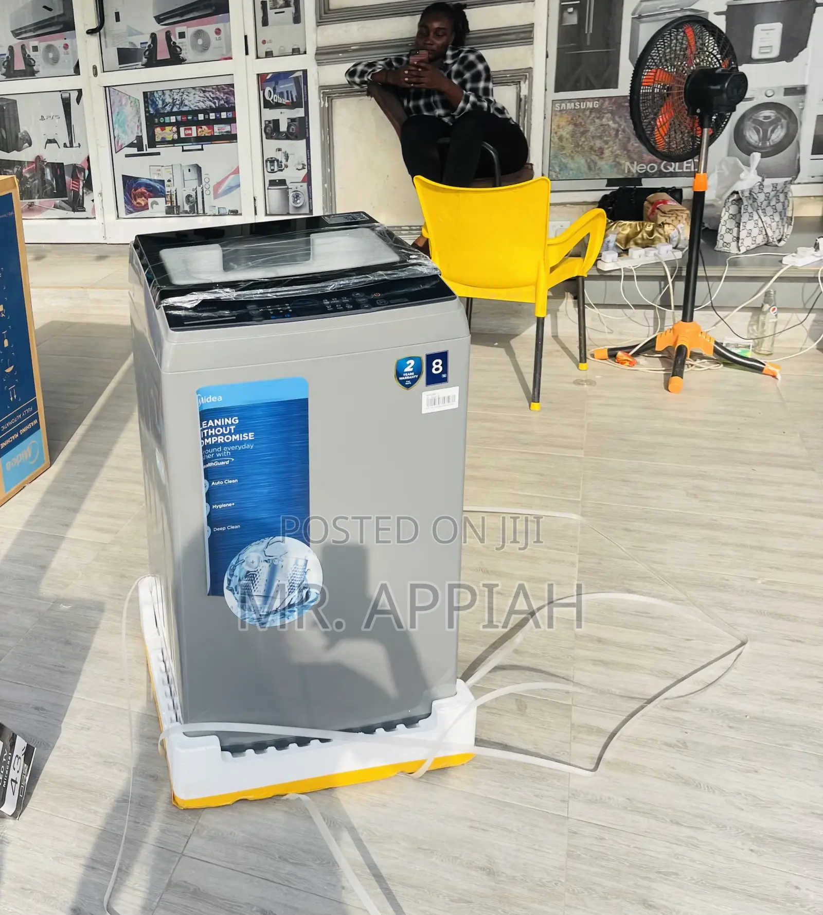 Check Out Affordable Midea 8kg Fully Auto Washing Machine.