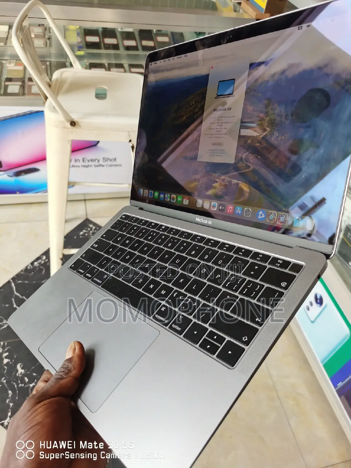 Laptop Apple MacBook Air 2019 8GB Intel Core i5 SSHD+SSD 256GB