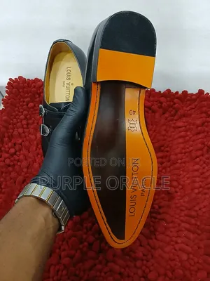 Louis Vuitton Double Monk Leather Formal Shoes