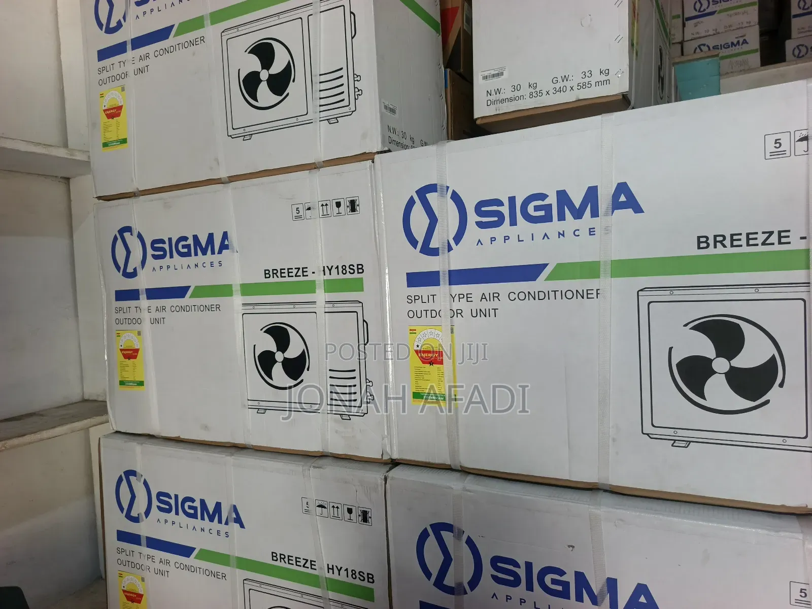 Sigma 2.0hp R410 Split Air Conditioner Breeze-Hy18sb
