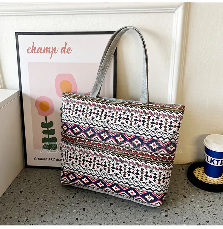 Canvas Pattern Women Tote Bags