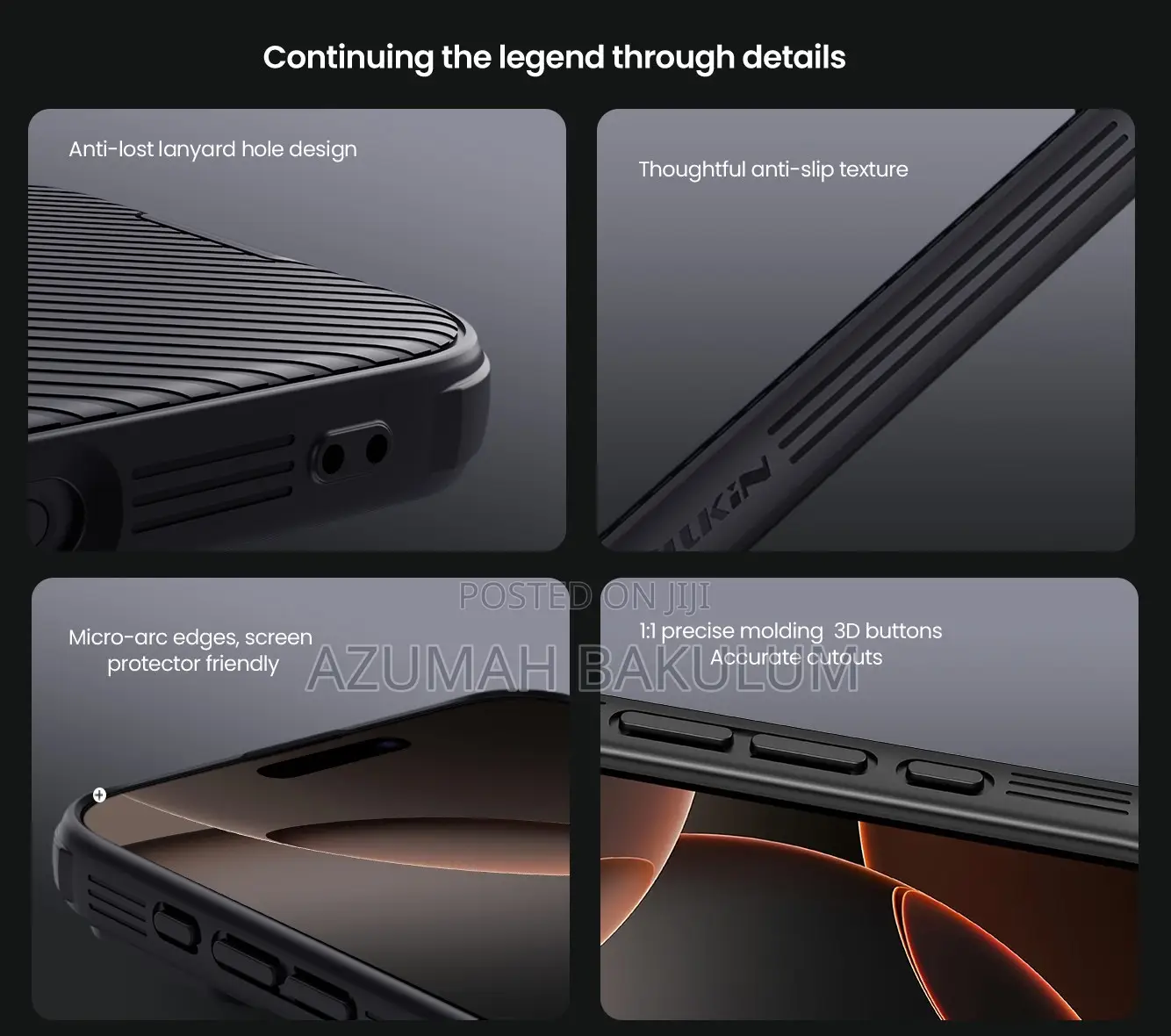 iPhone 16 Pro Max / 16 Pro Nillkin Camshiled Magnetic Case