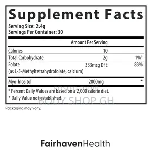Myo-Folate for Female Fertility- Myo-Inositol + Methylfolate