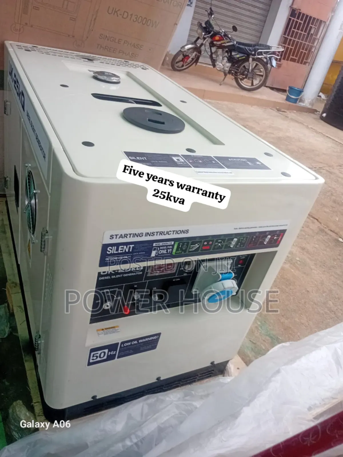 Low Downtime 25kva Uk Diesel Generator