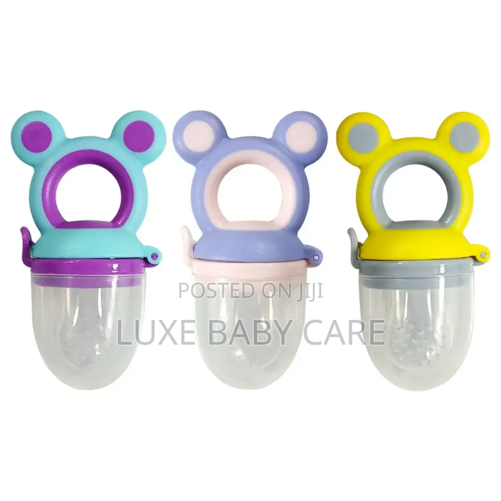 Baby Silicone Food Feeder Fruit Nibbler Cartoon Shape