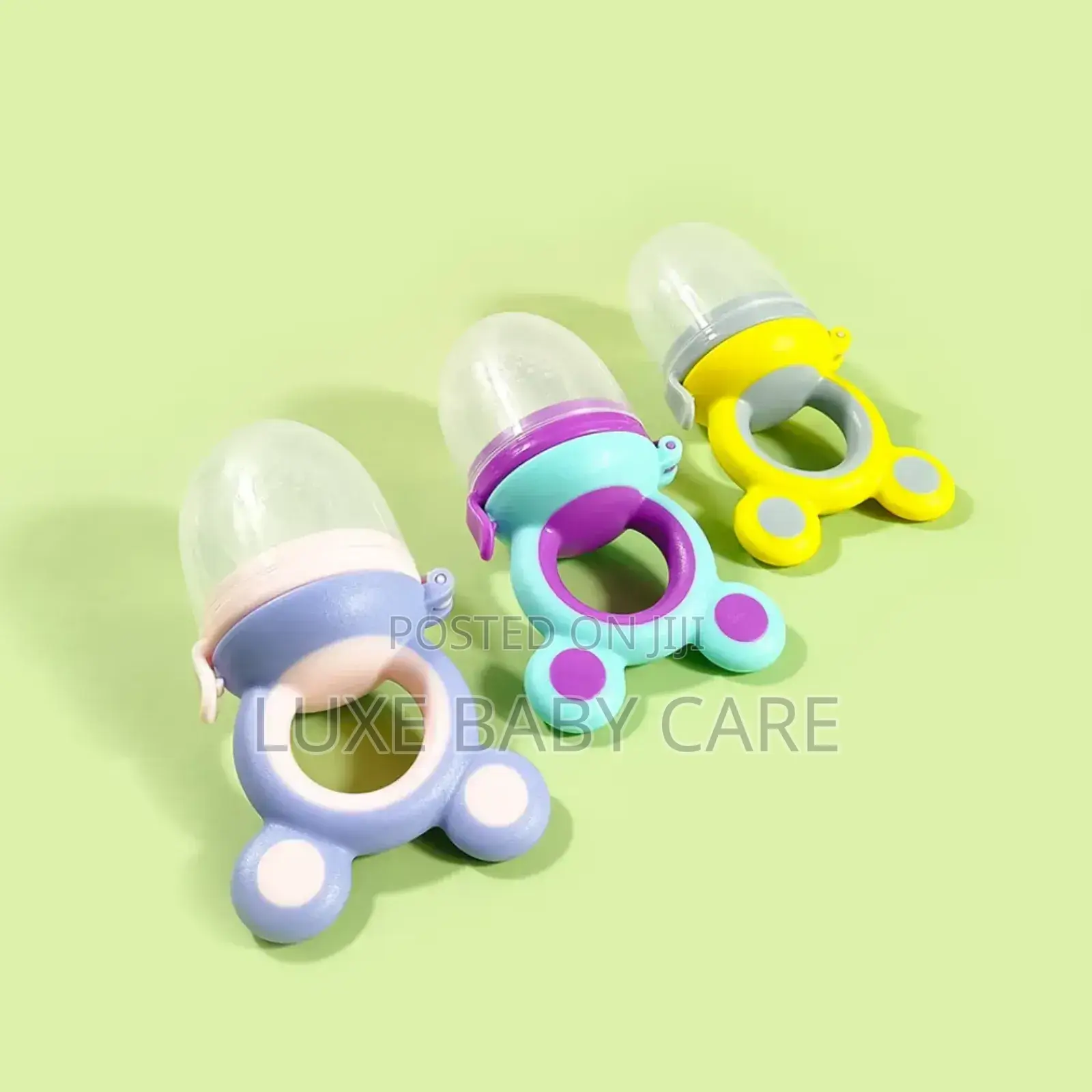 Baby Silicone Food Feeder Fruit Nibbler Cartoon Shape