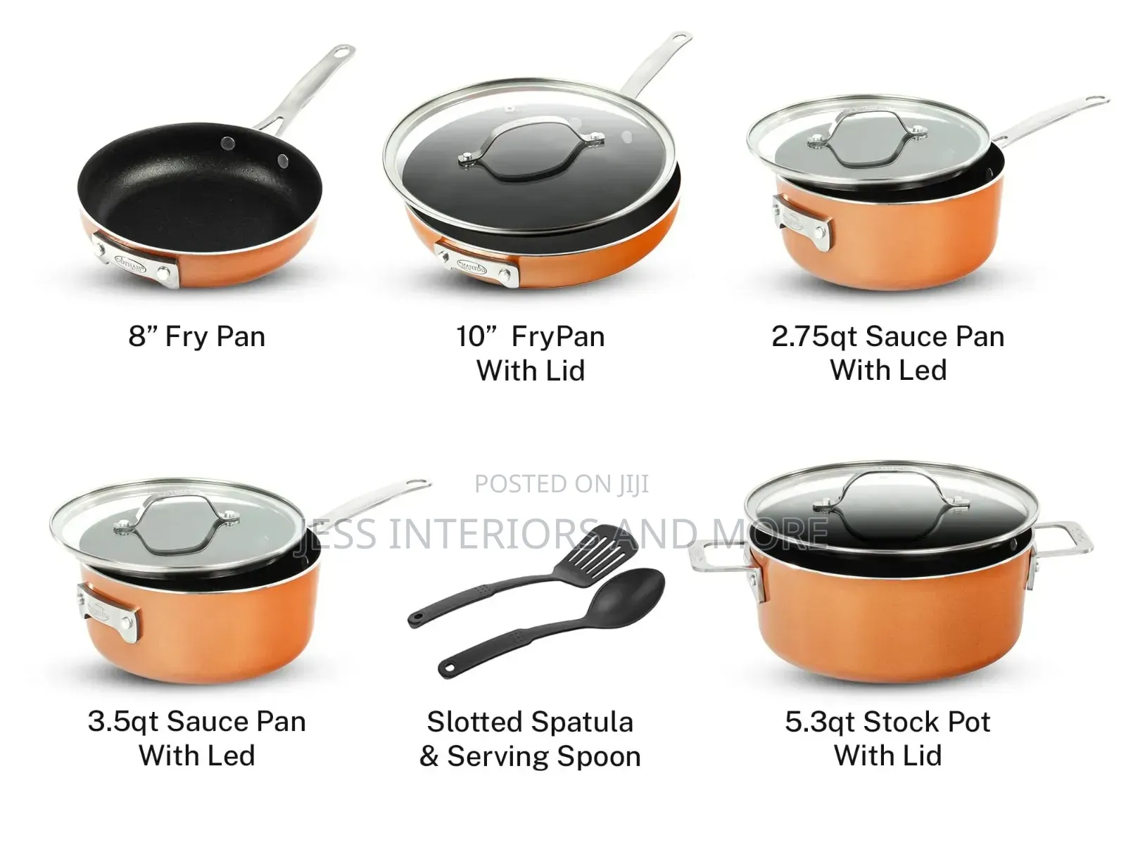 Gotham Steel 10-Piece Nonstick Copper Cookware Set