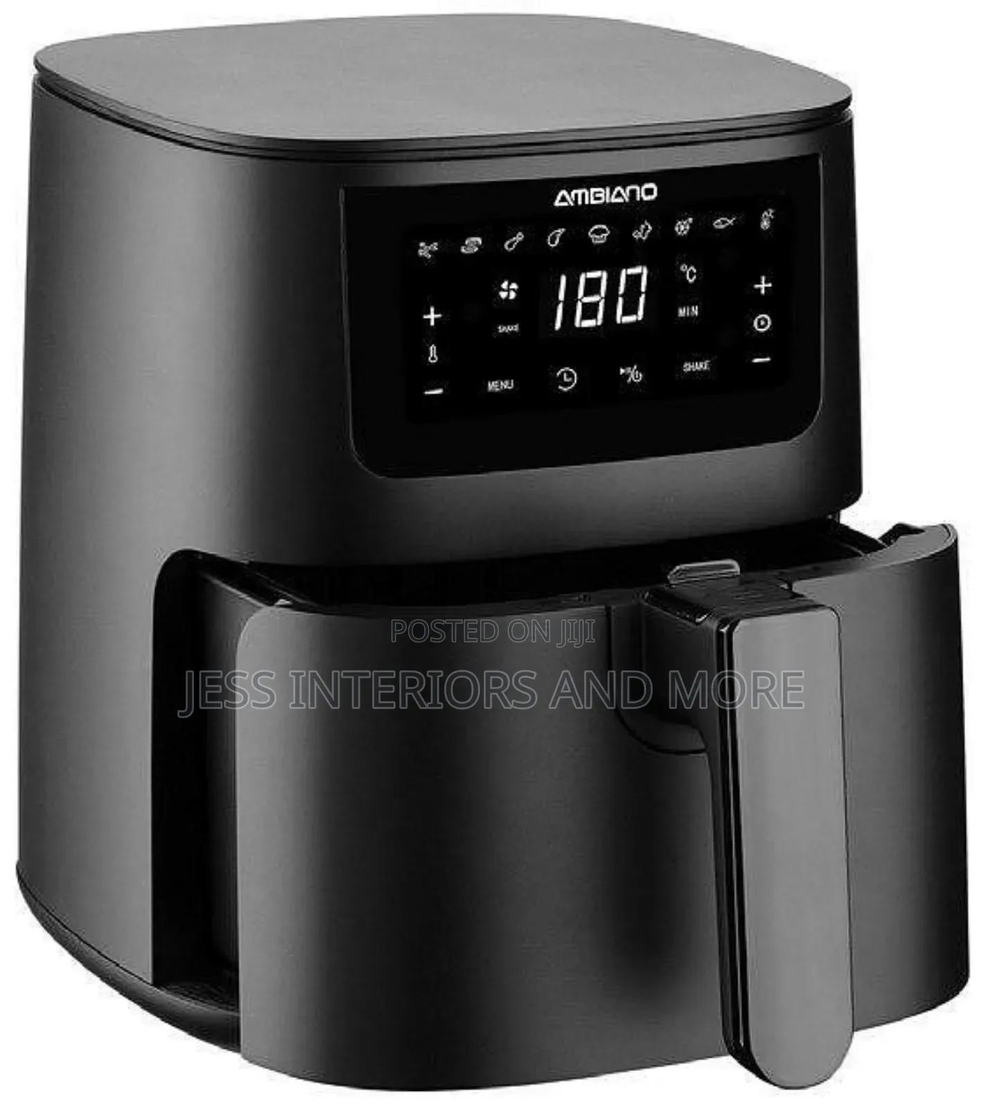 Air Fryer Ambiano Matte Black 1400w