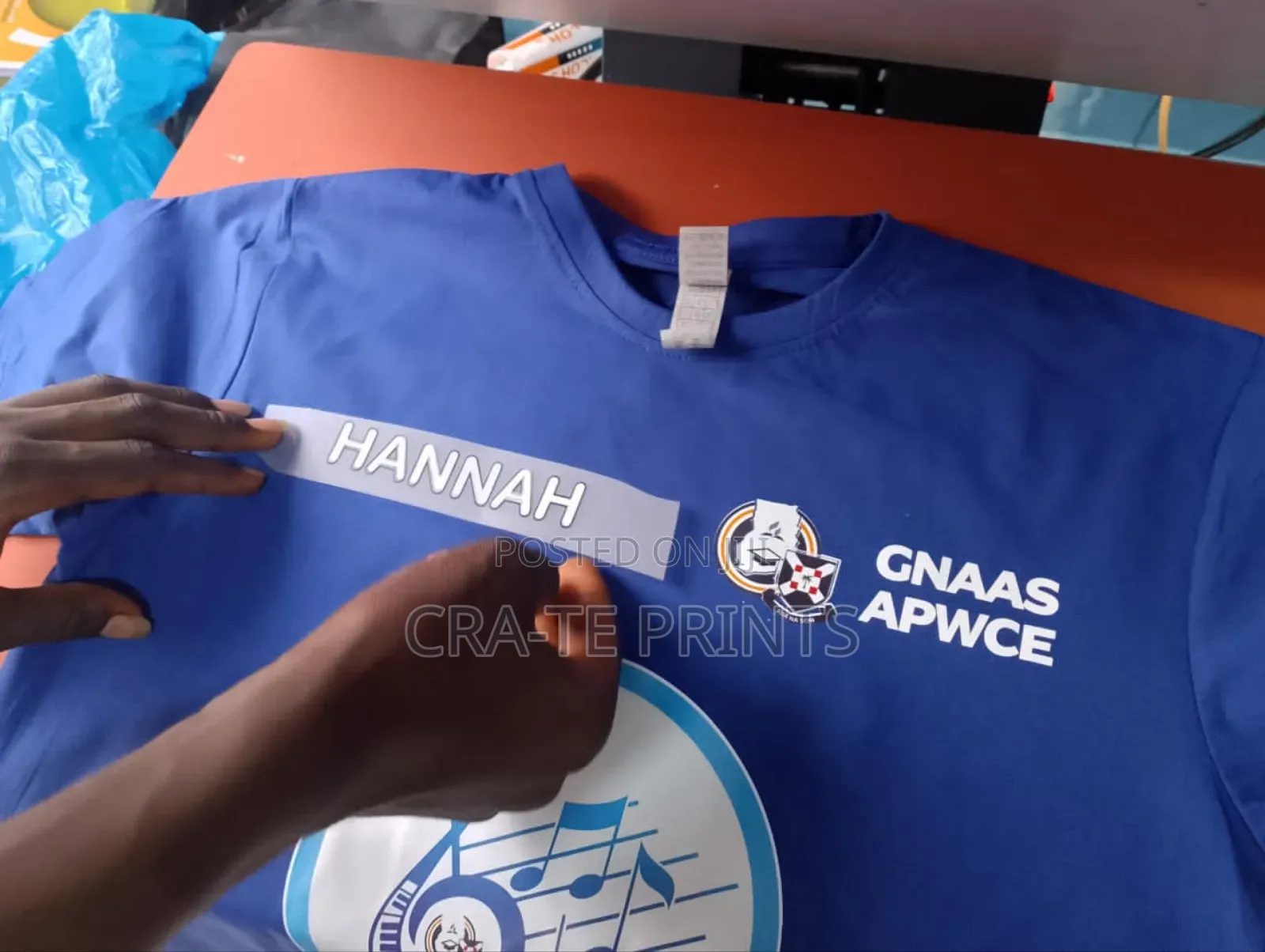 Cra-Te Prints: Complete DTF T-Shirt Printing at 37 GHC