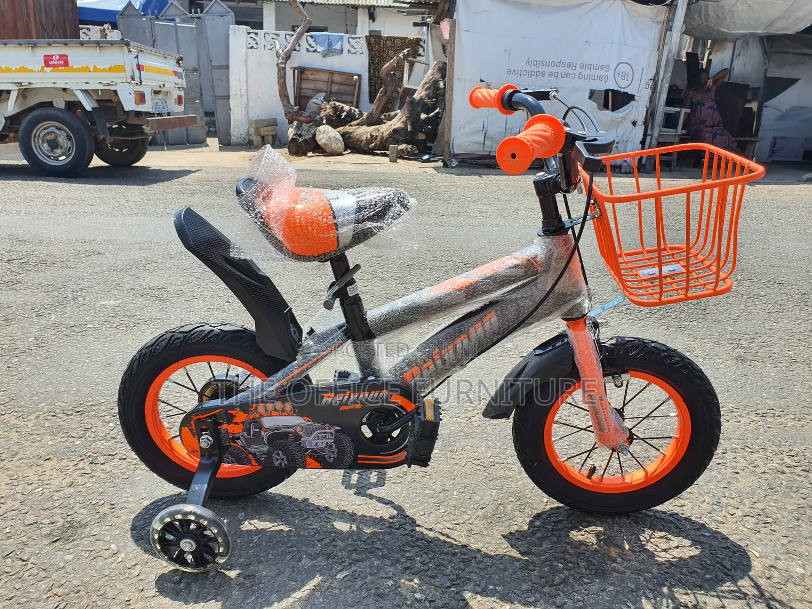 Orange 12inch Bike