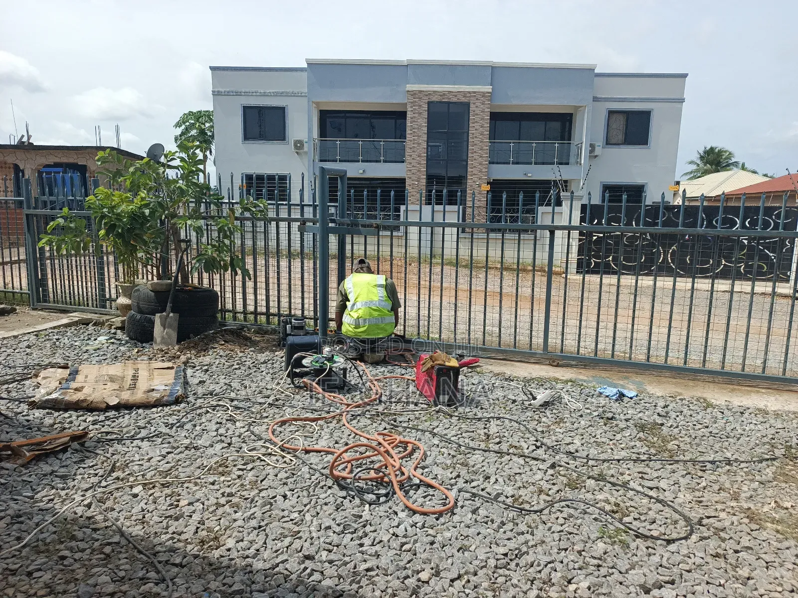Automated Sliding Gate Installation