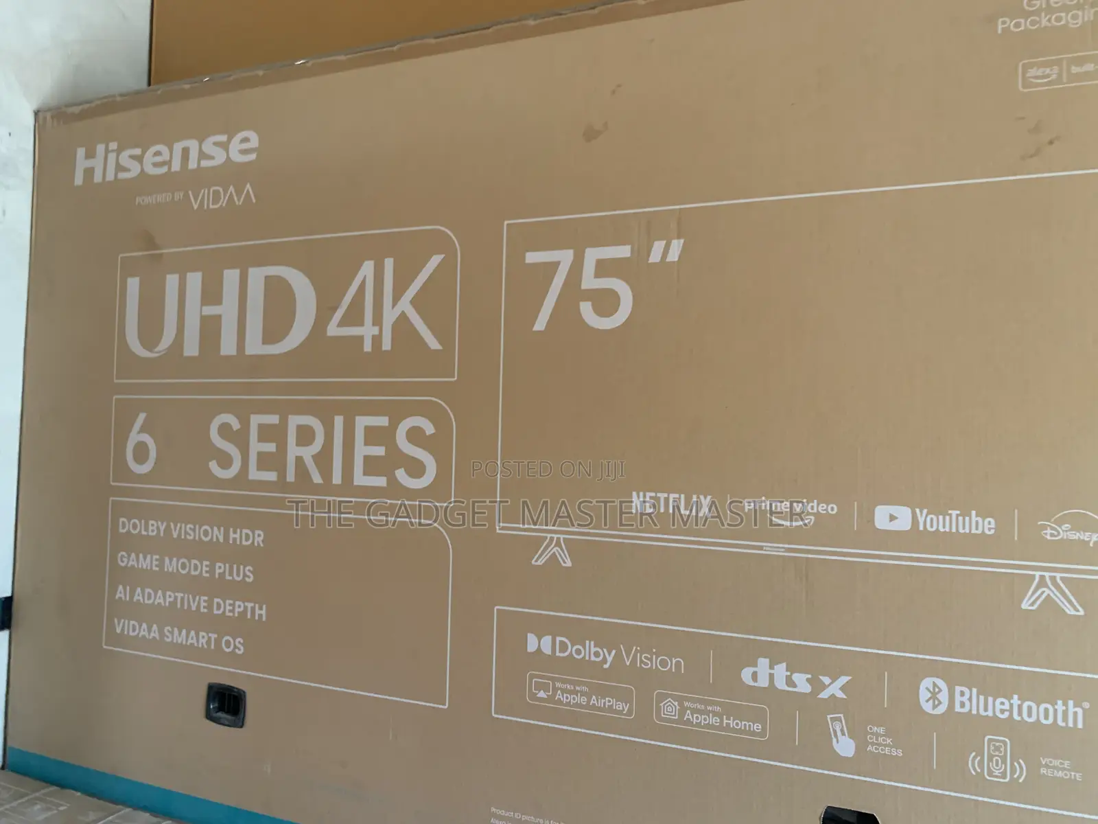 Hisense 75” Class A6 Series Uhd Smart Google Tv