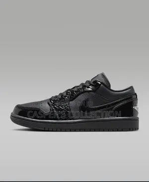 Air Jordan 1 Low “Black Croc”