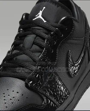 Air Jordan 1 Low “Black Croc”