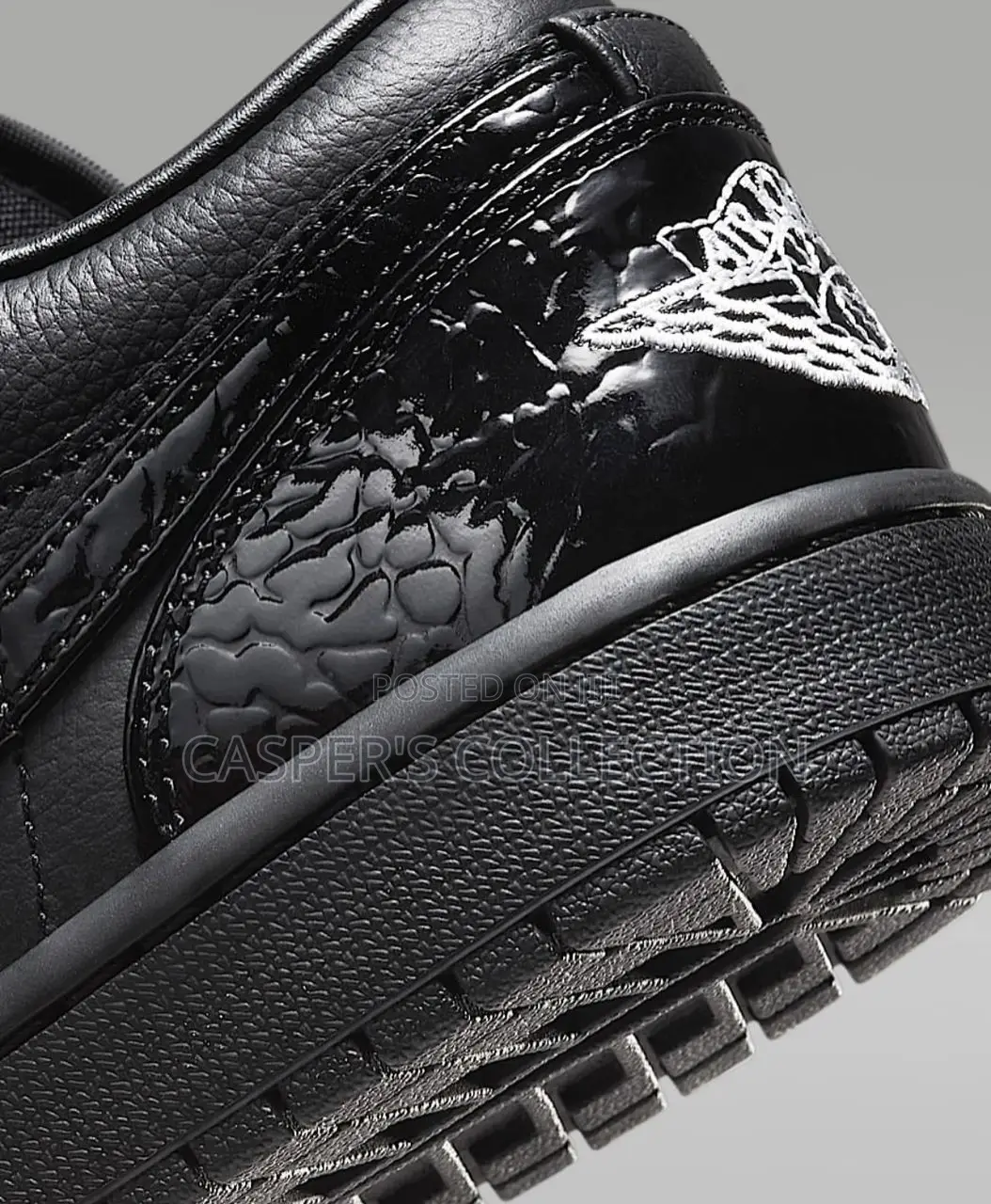 Air Jordan 1 Low “Black Croc”
