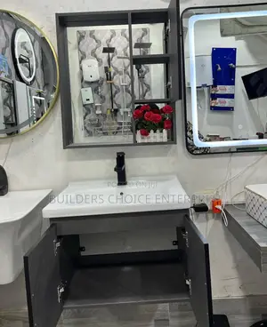 Cabinet Basin With Mirror 60cm Wide