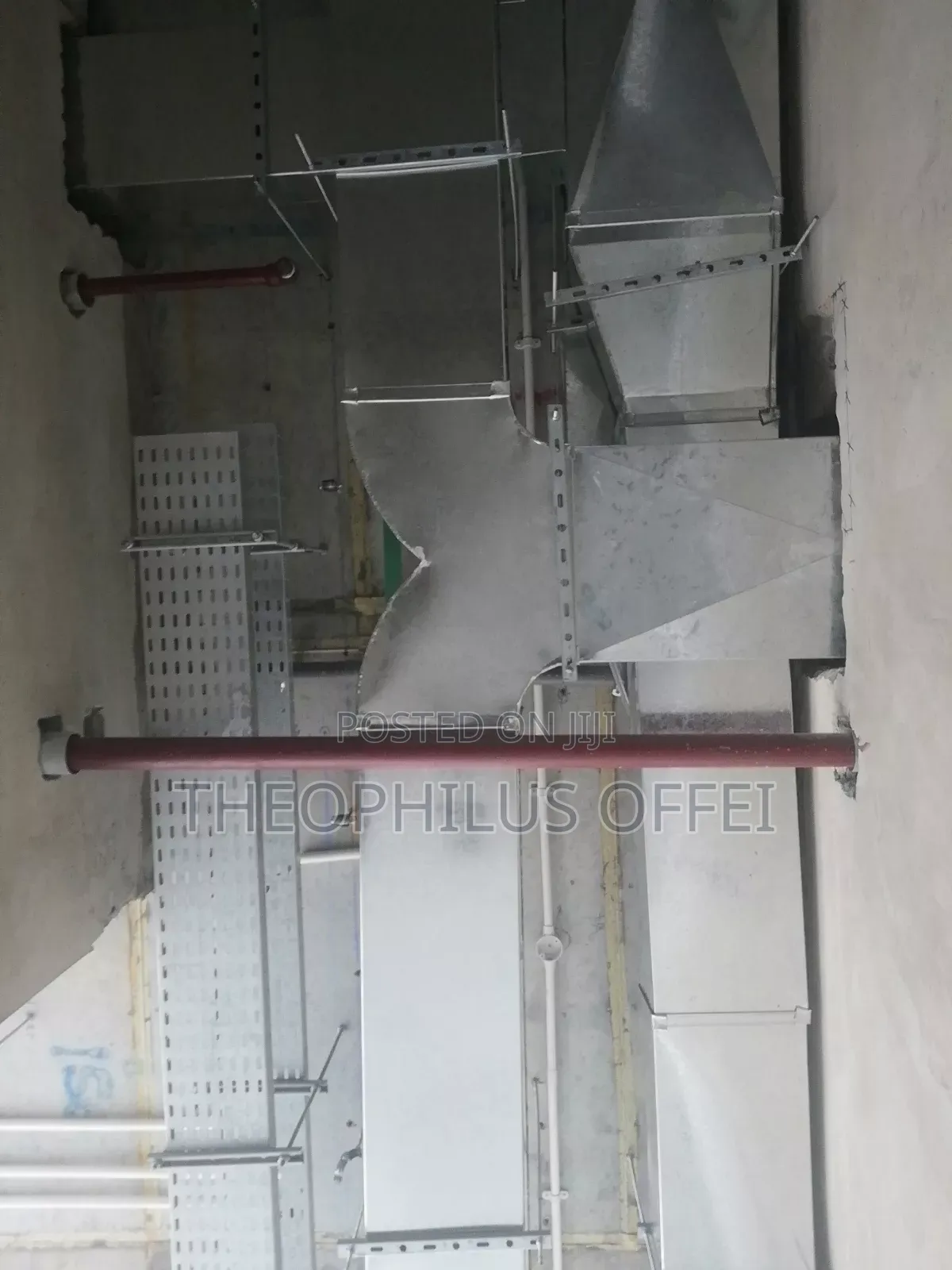 Installation of Ducts System, Lagging, Extractor Fans