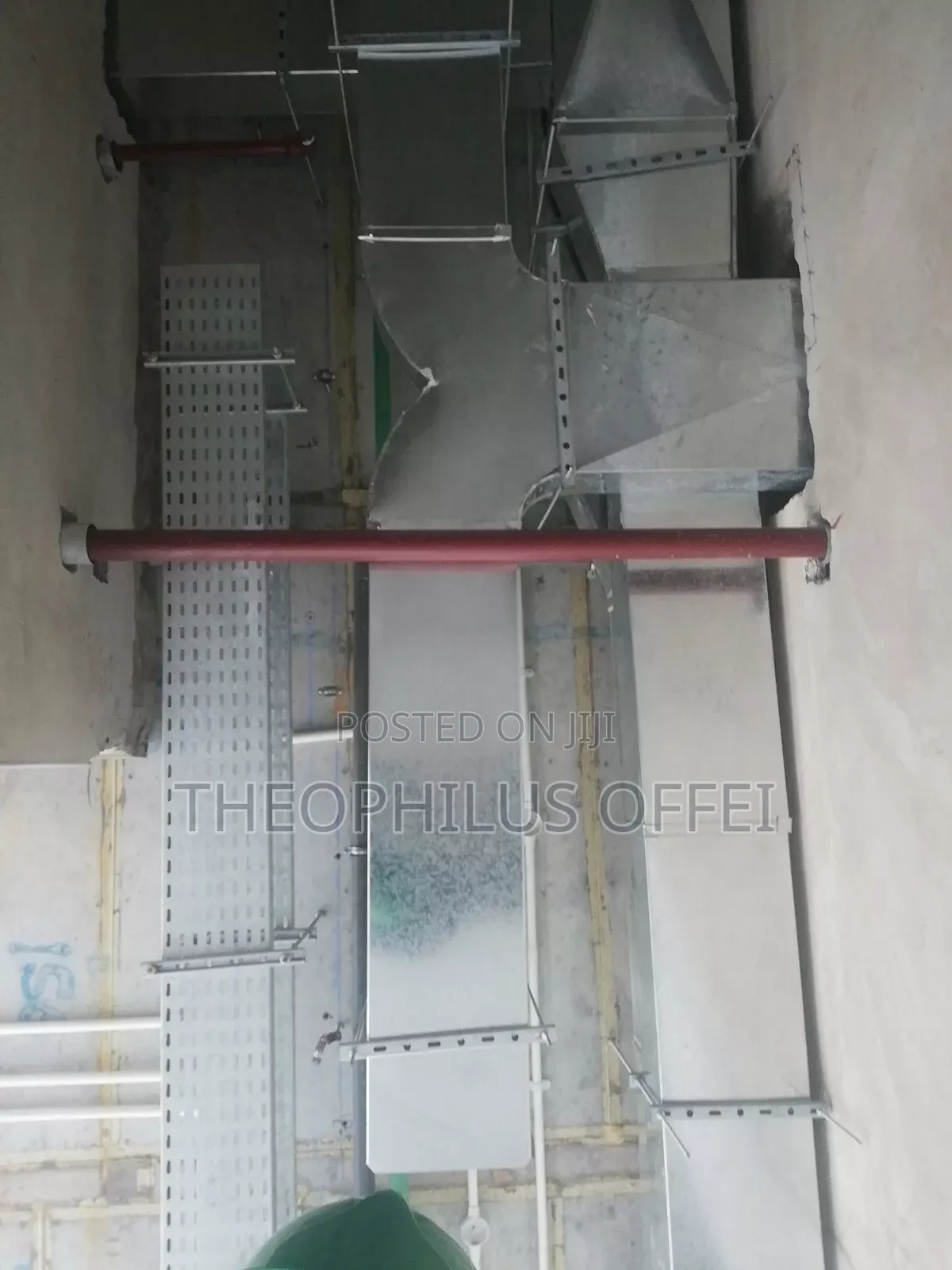 Installation of Ducts System, Lagging, Extractor Fans