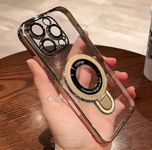 iPhone 13, 14, 15, 16 Pro Max Luxury Case With Stand