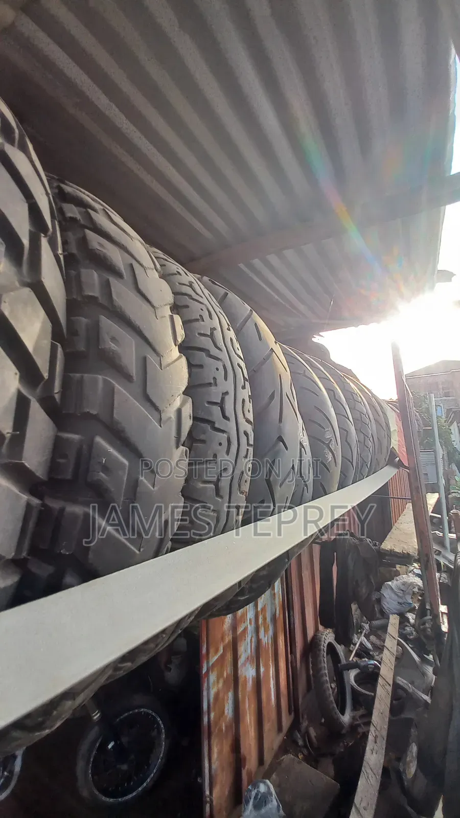 Fairly Used Motorcycle Tyres