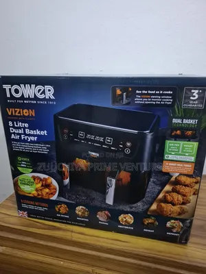 8.L Tower Dual Bacon Air Fryer Uk 🇬🇧
