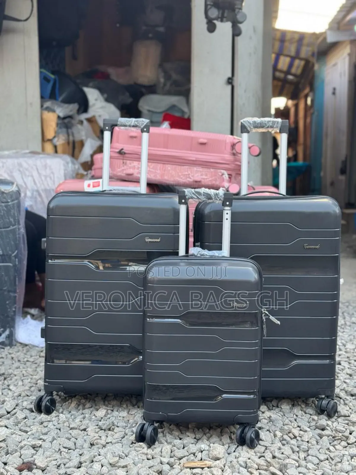 Two Large 28 Inches and Small 20 Inches Trolley Luggage