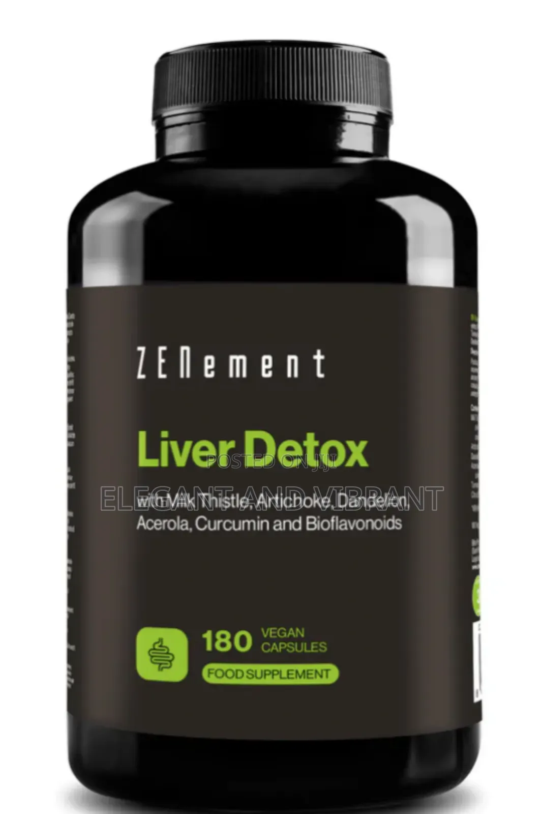 Liver Detox With Milk Thistle,Artichoke,Dandelion, Acerola,