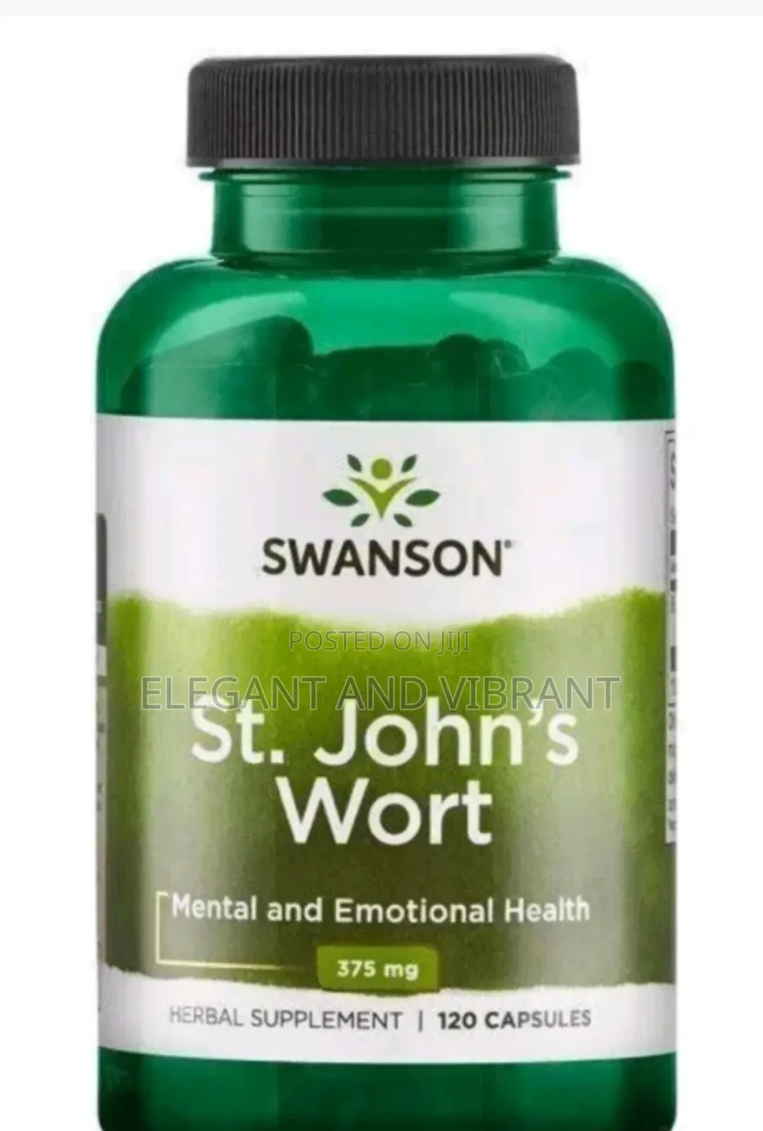 St Johns Wort 375mg X120 Caps Emotional Mood