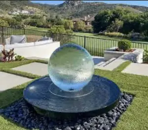 Glass Ball Water Fountain ( Spiral Fountain)