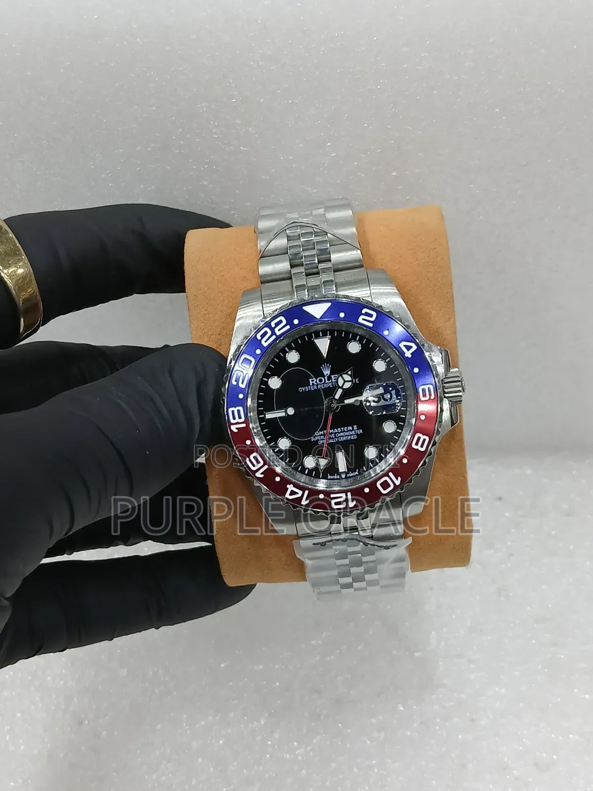 Anti Fade Rolex Steel Men's Watch