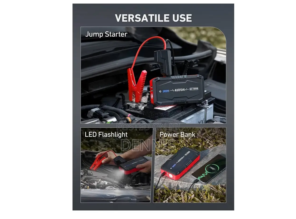 Portable Car Battery Jump Starter - Astroai