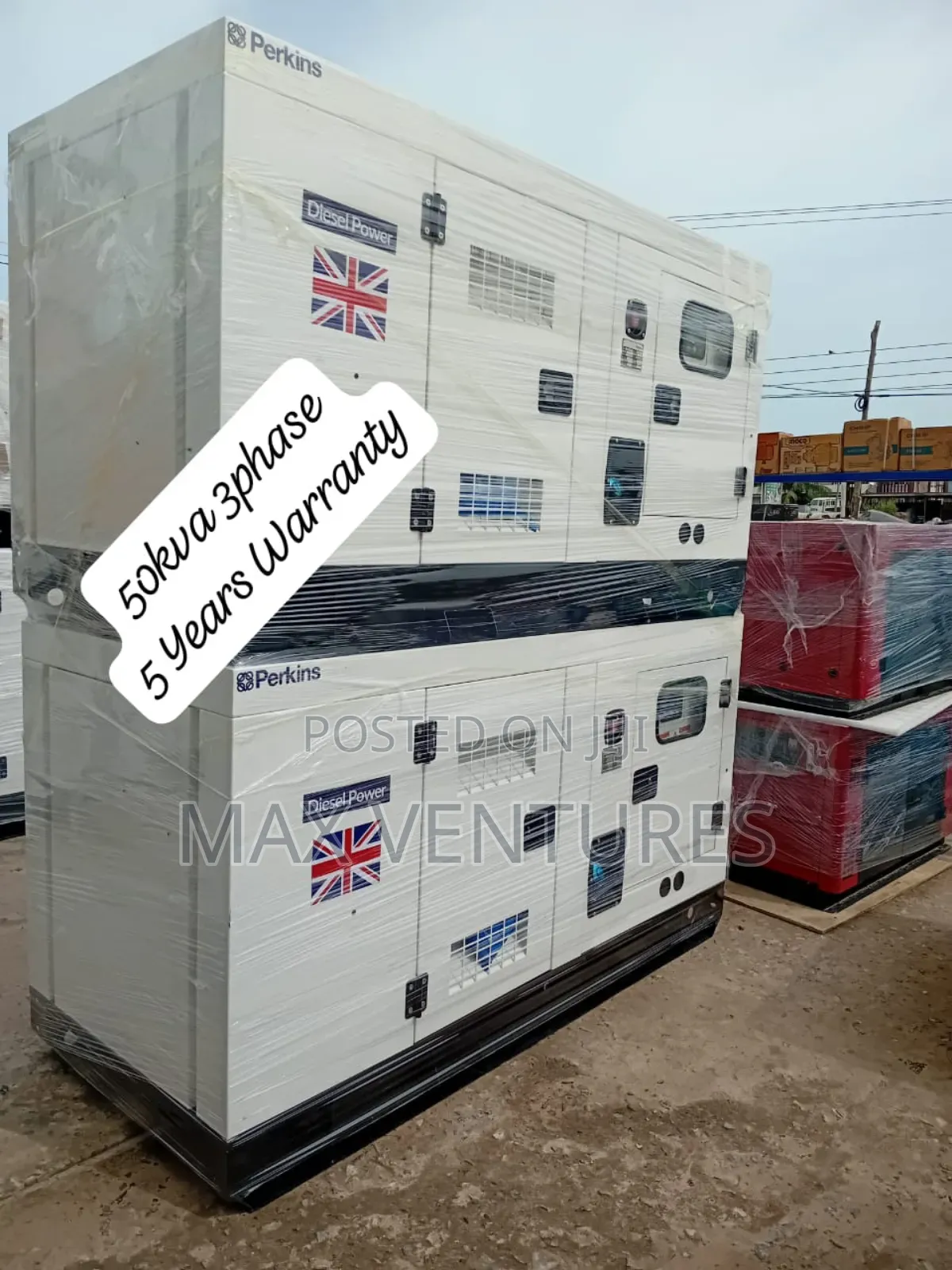 50kva Perkins Diesel Generator Automatic Commercial Usage