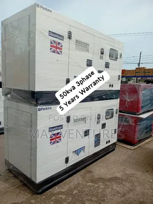50kva Perkins Diesel Engine Genset Brand New Fuel Efficient
