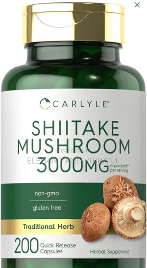 Shiitake Mushroom 3000mg Per Serving | 200 Capsules