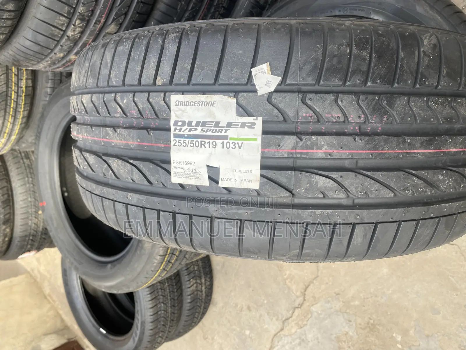 255/50r19 Bridgestone Dueler H/P Sport 103v