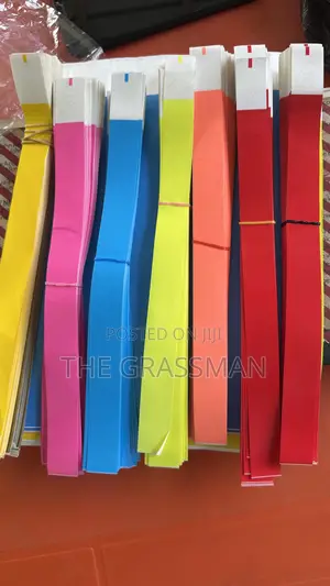 Colourful Wristbands Tyvek Tickets