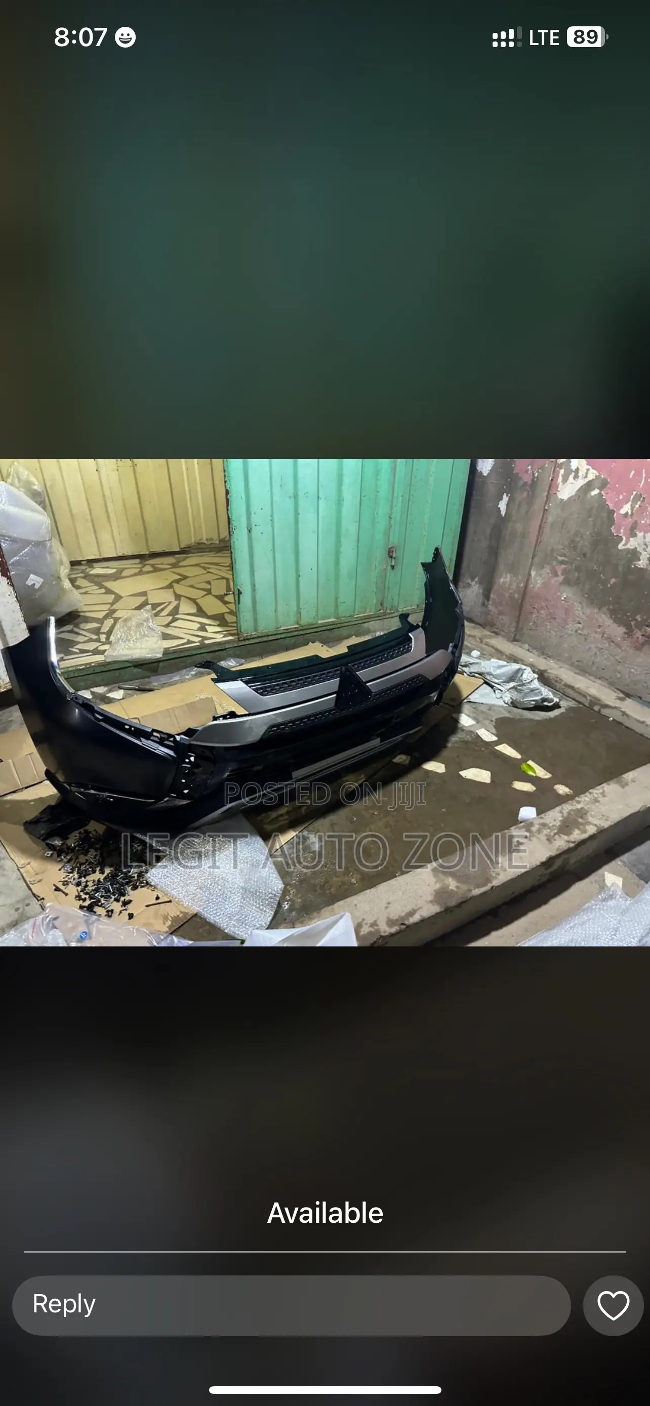 Mitsubishi Outlander, Front Bumper Complet