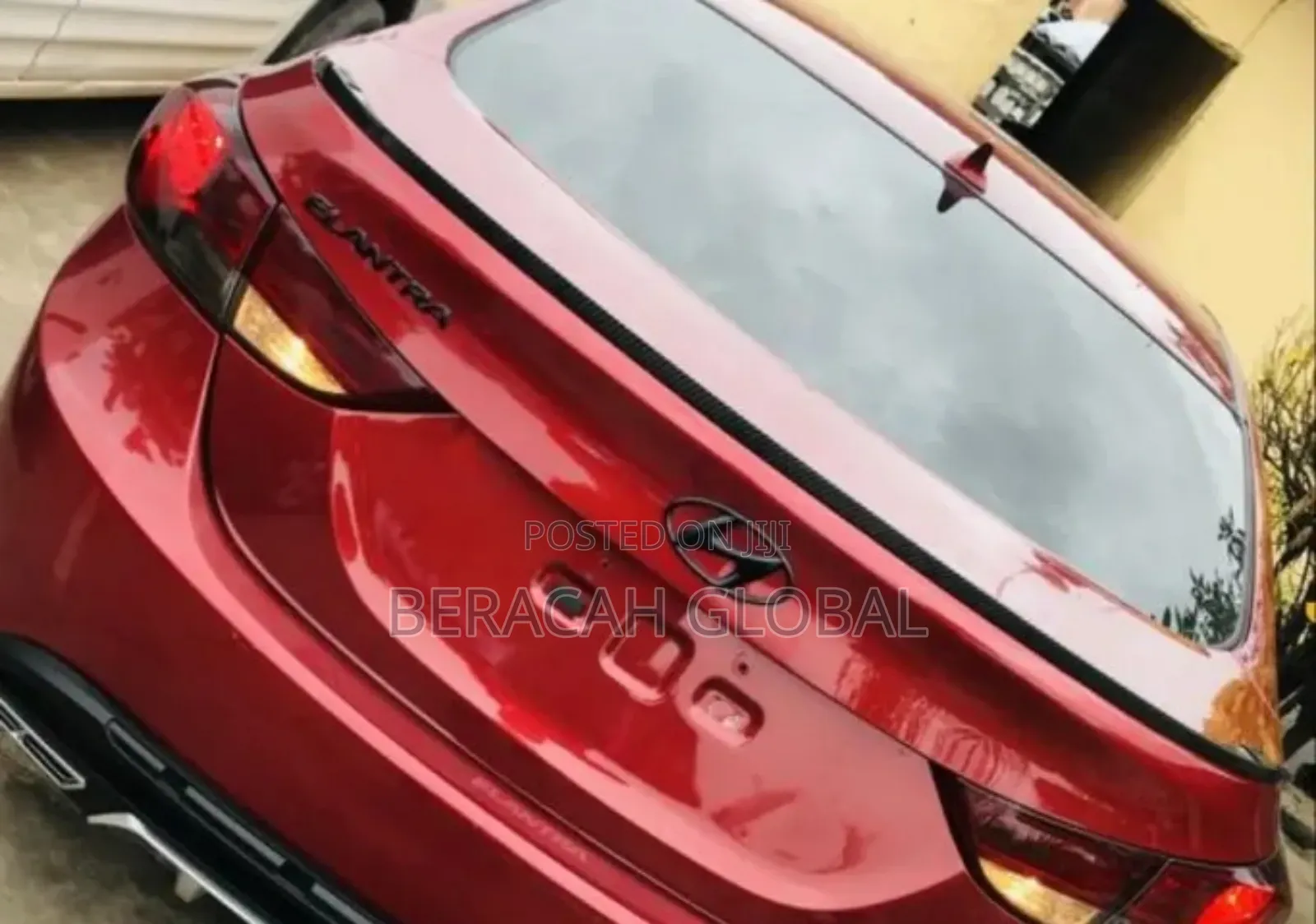 Rear Back Boot Spoiler Type D
