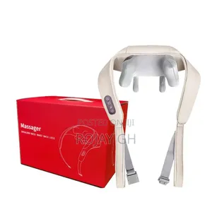 Rechargeable Neck Shoulder Massager With Heat - White