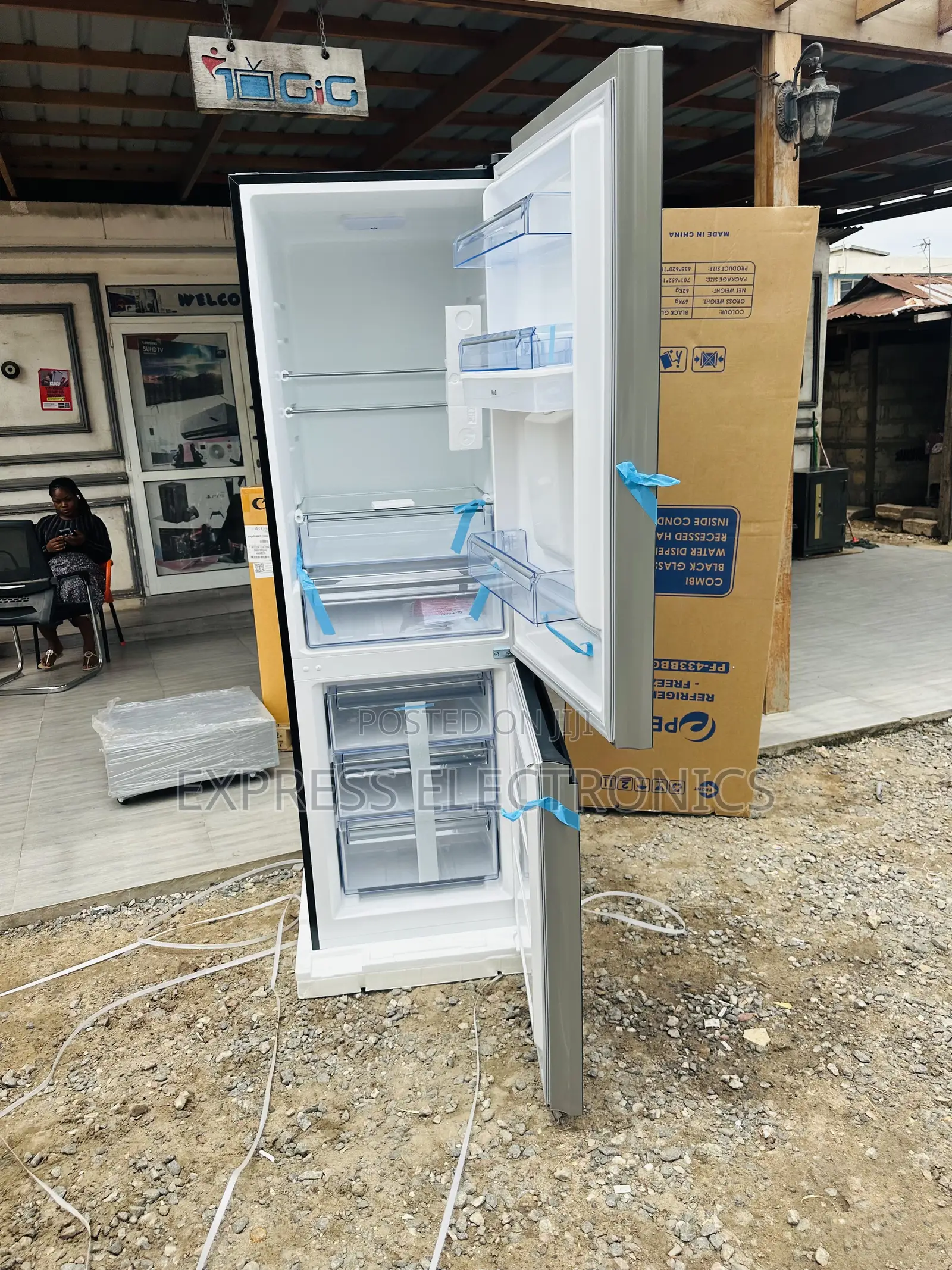 Limited Stock Double Door Fridge Pearl Pf-433