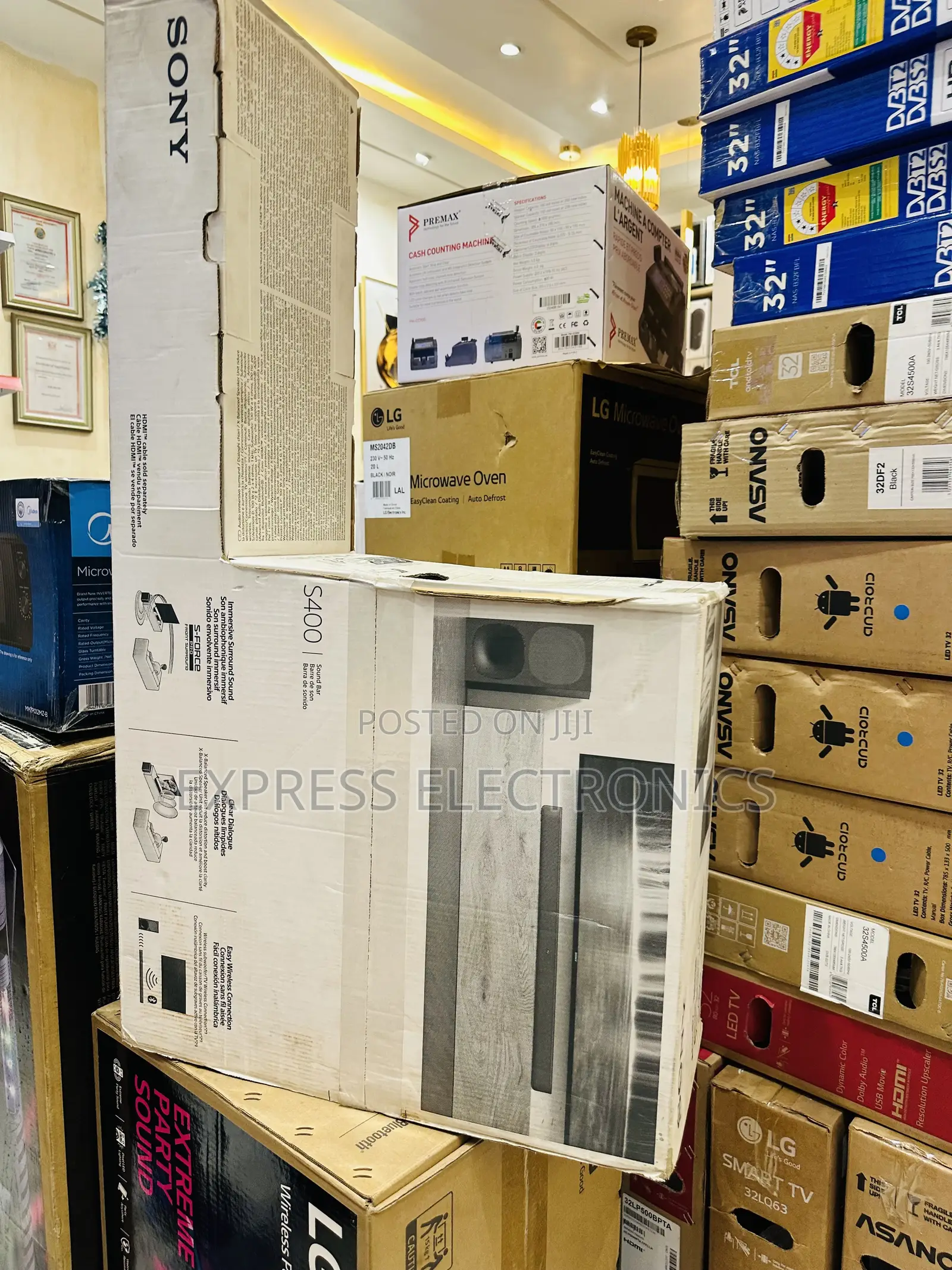 Text Us for Your Sony S400 Sound System