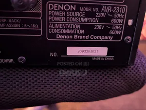 Denon Avr2310 600watts