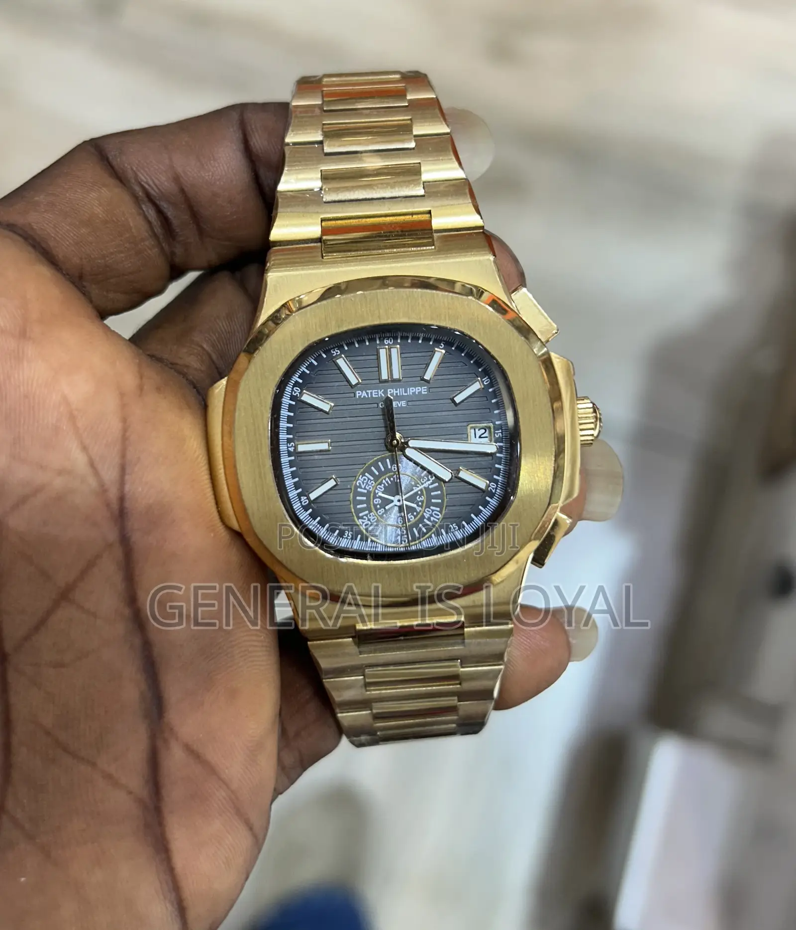 Patek Philippe Nautilus Gold Blue Dial