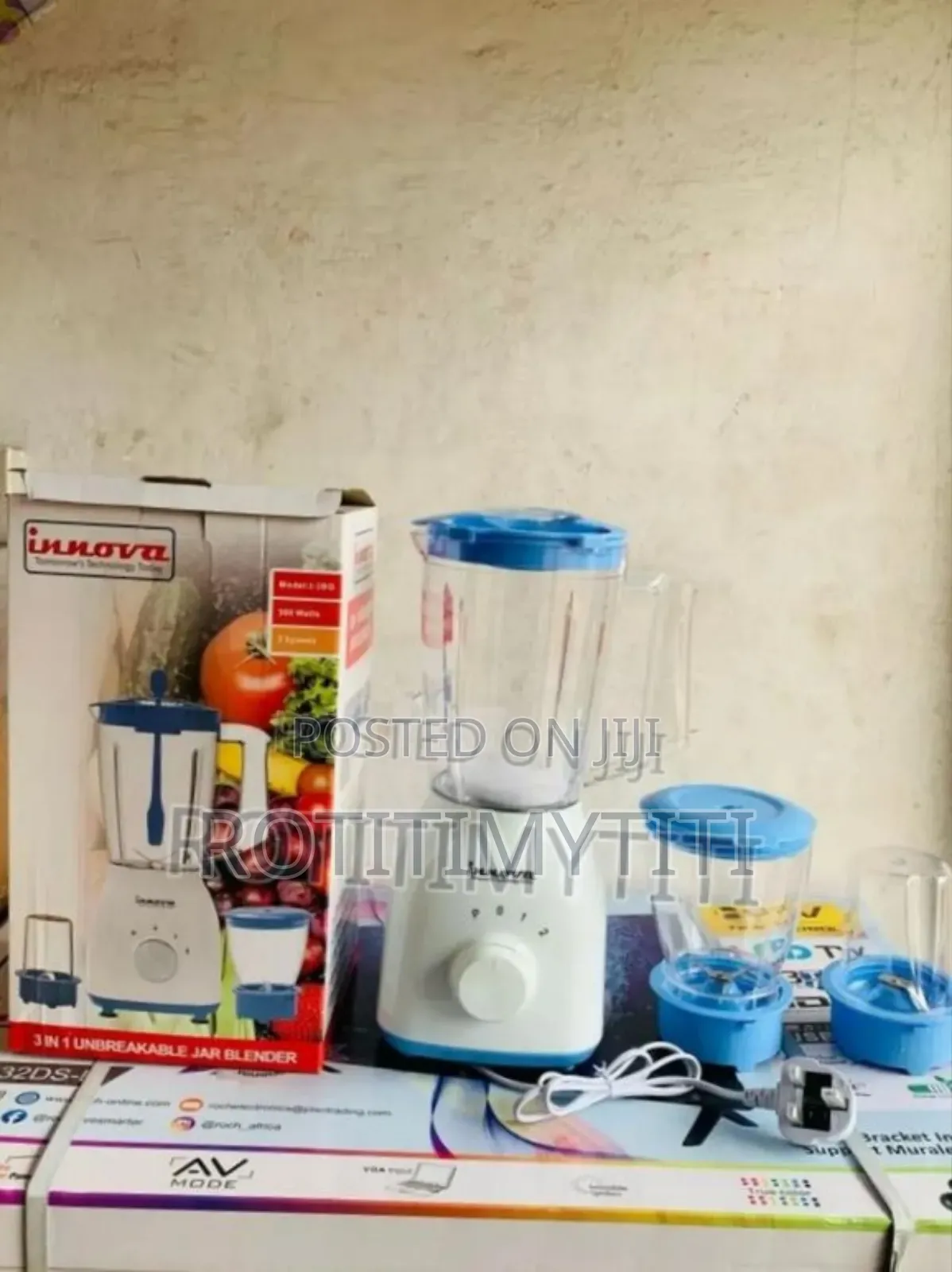 Electric 3-in-1 Unbreakable Jar Innova Blender Is Smart