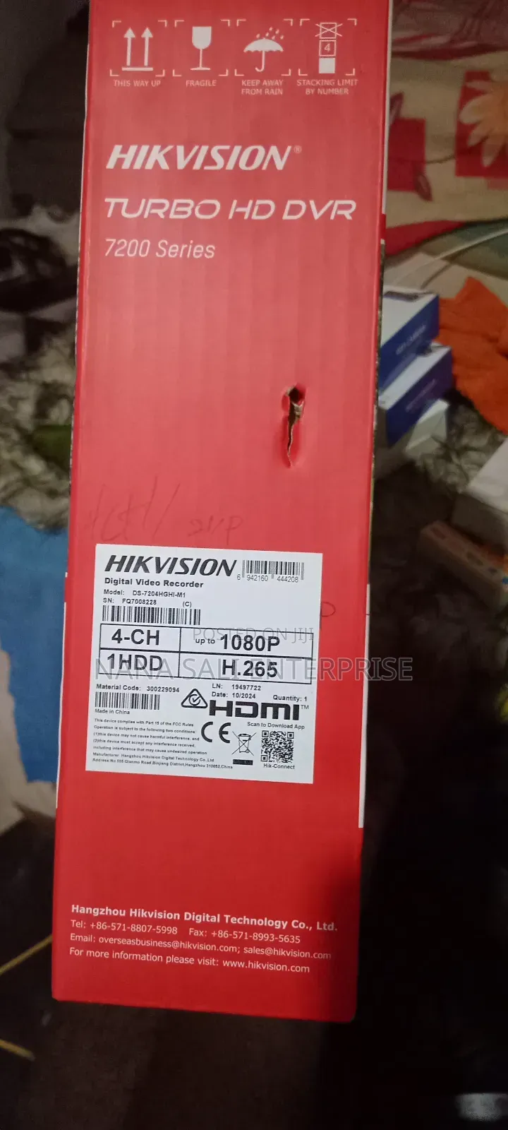 Hikvision 4 Ch DVR