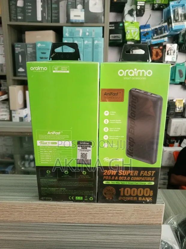 Oraimo 10000mah 20w Powerbank With Type C Port Opb-P118q 2