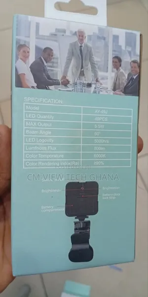 Led Video Light + Holder