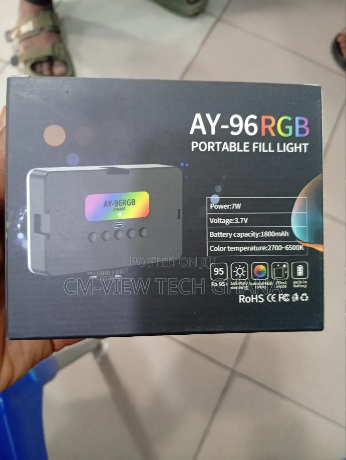Ay-96 RGB Portable Fill Light